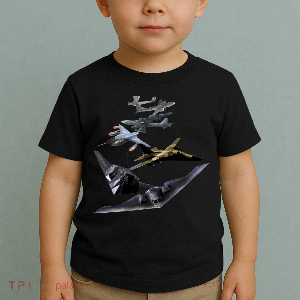 History Of The Bomber Plane Air Force Toddler T-Shirt