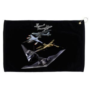 History Of The Bomber Plane Air Force Grommeted Golf Towel