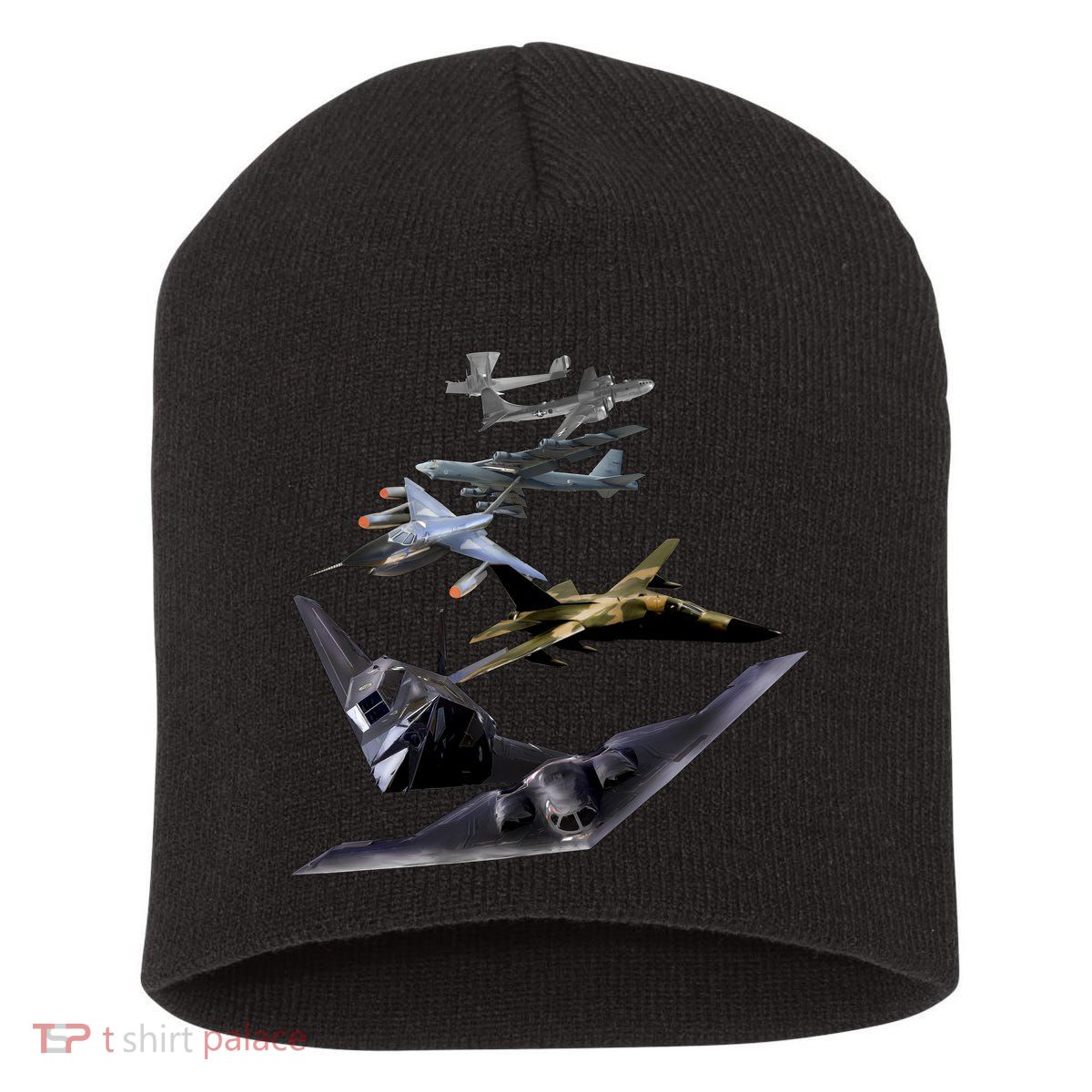 History Of The Bomber Plane Air Force Short Acrylic Beanie