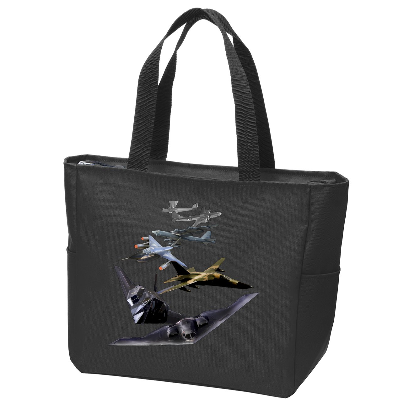 History Of The Bomber Plane Air Force Zip Tote Bag