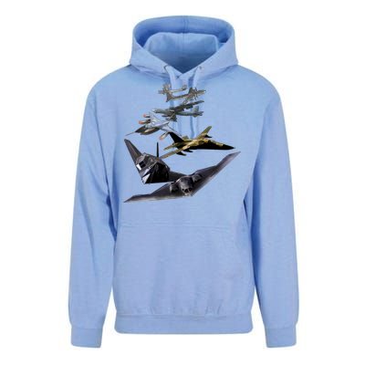 History Of The Bomber Plane Air Force Unisex Surf Hoodie