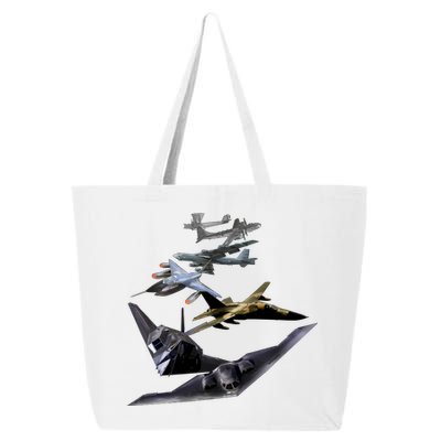 History Of The Bomber Plane Air Force 25L Jumbo Tote