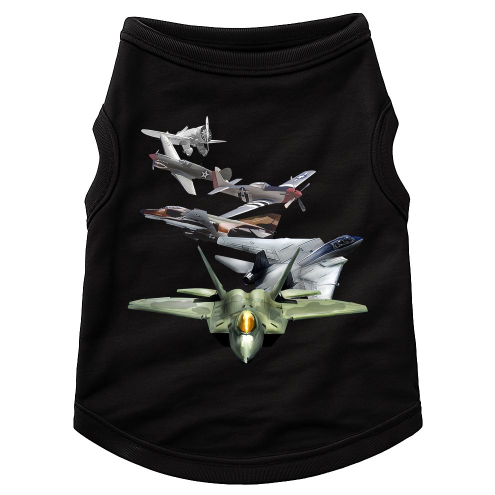 History Of The Fighter Plane - Air Force F-22 F-16 Doggie Tank