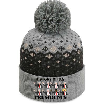 History of U.S. Presidents Anti Trump Clown The Baniff Cuffed Pom Beanie