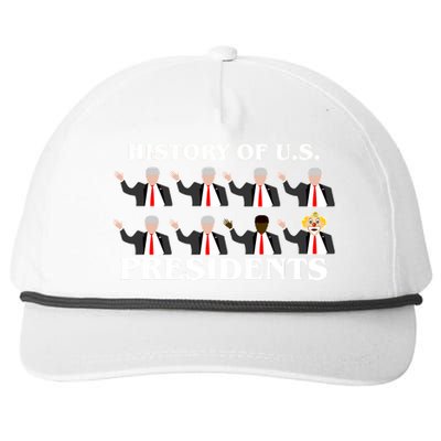 History of U.S. Presidents Anti Trump Clown Snapback Five-Panel Rope Hat