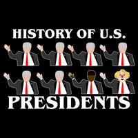 History of U.S. Presidents Anti Trump Clown 16 in Basic Backpack