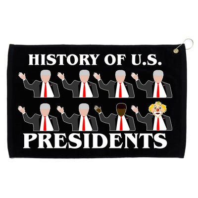 History of U.S. Presidents Anti Trump Clown Grommeted Golf Towel