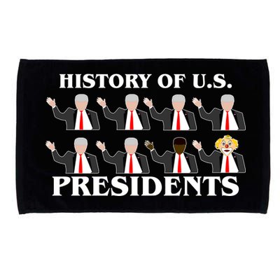 History of U.S. Presidents Anti Trump Clown Microfiber Hand Towel