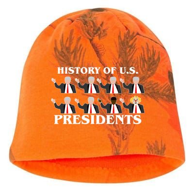 History of U.S. Presidents Anti Trump Clown Kati - Camo Knit Beanie