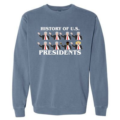 History of U.S. Presidents Anti Trump Clown Garment-Dyed Sweatshirt