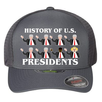 History of U.S. Presidents Anti Trump Clown Flexfit Unipanel Trucker Cap