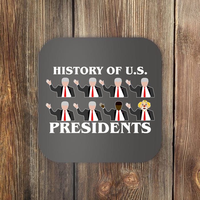 History of U.S. Presidents Anti Trump Clown Coaster