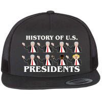 History of U.S. Presidents Anti Trump Clown Flat Bill Trucker Hat