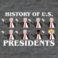 History of U.S. Presidents Anti Trump Clown Flatbill Hat