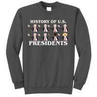 History of U.S. Presidents Anti Trump Clown Tall Sweatshirt