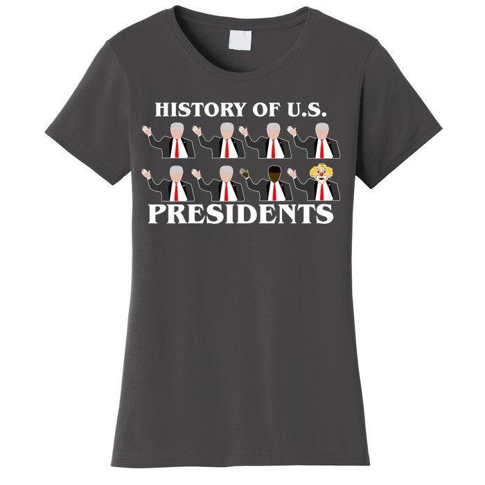 History of U.S. Presidents Anti Trump Clown Women's T-Shirt