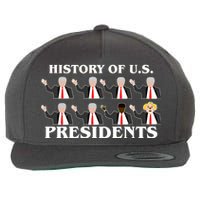 History of U.S. Presidents Anti Trump Clown Wool Snapback Cap