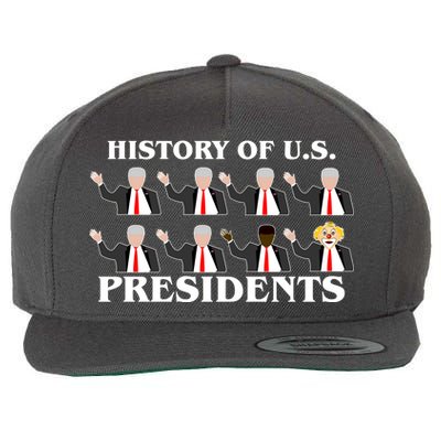 History of U.S. Presidents Anti Trump Clown Wool Snapback Cap