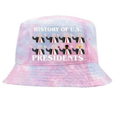 History of U.S. Presidents Anti Trump Clown Tie-Dyed Bucket Hat