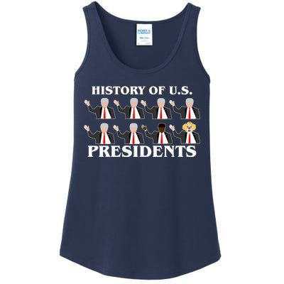 History of U.S. Presidents Anti Trump Clown Ladies Essential Tank