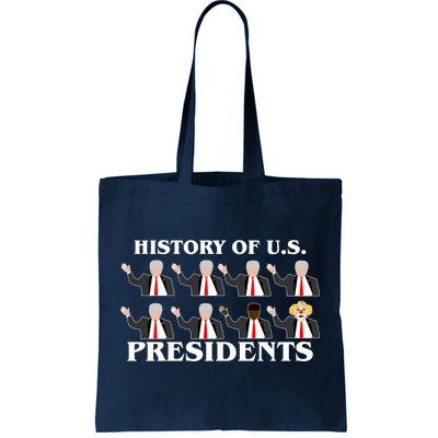 History of U.S. Presidents Anti Trump Clown Tote Bag