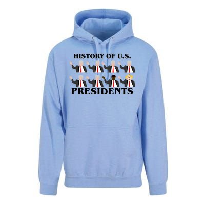 History of U.S. Presidents Anti Trump Clown Unisex Surf Hoodie