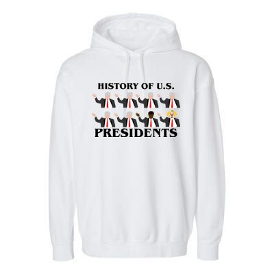 History of U.S. Presidents Anti Trump Clown Garment-Dyed Fleece Hoodie