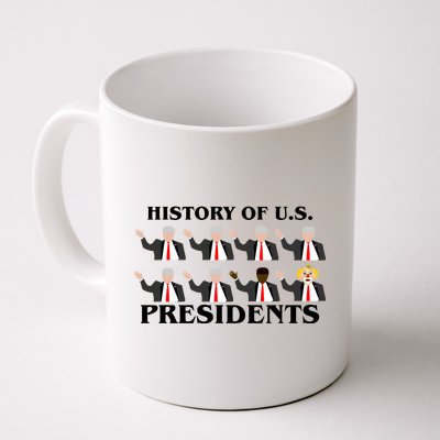 History of U.S. Presidents Anti Trump Clown Coffee Mug