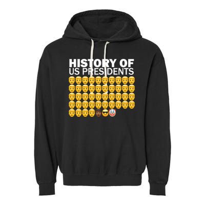 History of US Presidents 46th Clown Pro Republican Garment-Dyed Fleece Hoodie