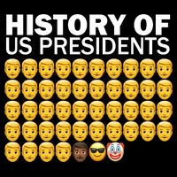 History of US Presidents 46th Clown Pro Republican Cooling Performance Crew T-Shirt