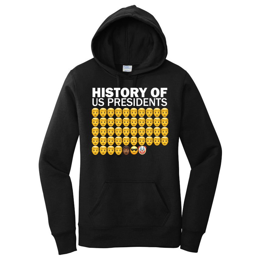 History of US Presidents 46th Clown Pro Republican Women's Pullover Hoodie