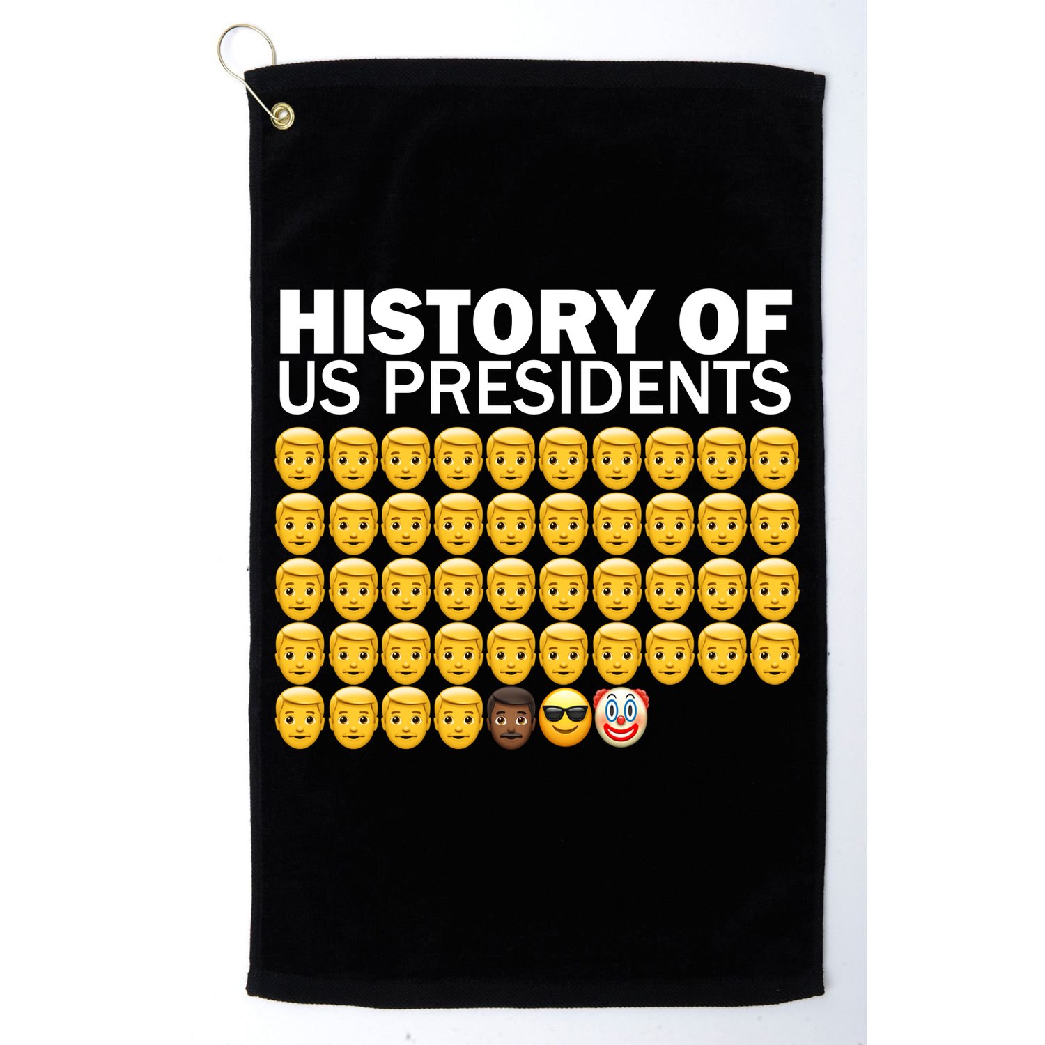 History of US Presidents 46th Clown Pro Republican Golf Towel