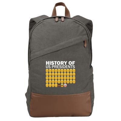 History of US Presidents 46th Clown Pro Republican Cotton Canvas Backpack
