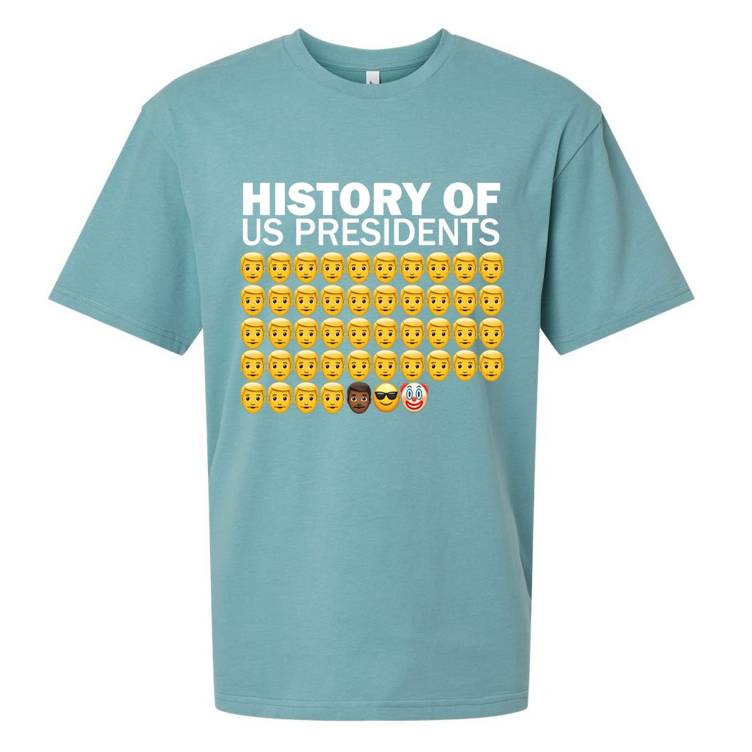 History of US Presidents 46th Clown Pro Republican Sueded Cloud Jersey T-Shirt