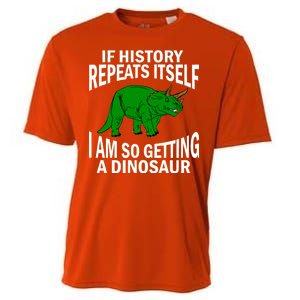 History Repeating Dinosaur Cooling Performance Crew T-Shirt