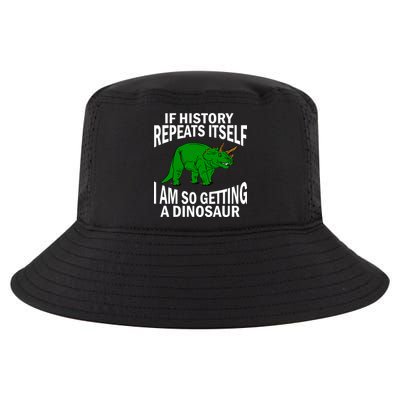 History Repeating Dinosaur Cool Comfort Performance Bucket Hat