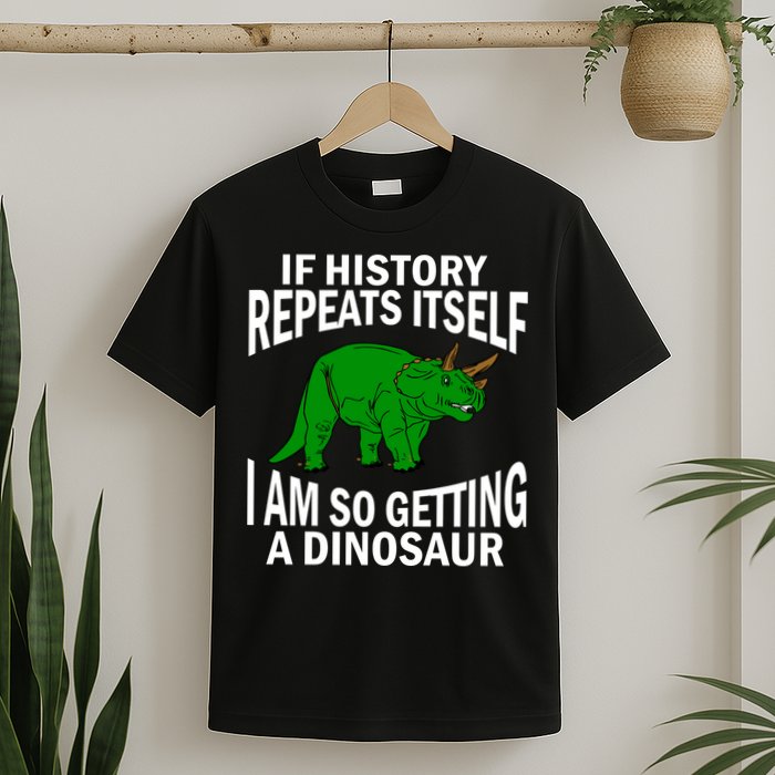 History Repeating Dinosaur T-Shirt