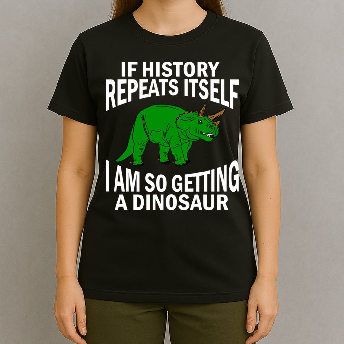 History Repeating Dinosaur T-Shirt