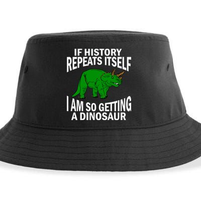History Repeating Dinosaur Sustainable Bucket Hat