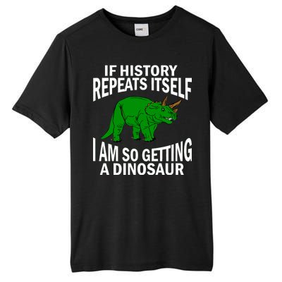 History Repeating Dinosaur Tall Fusion ChromaSoft Performance T-Shirt