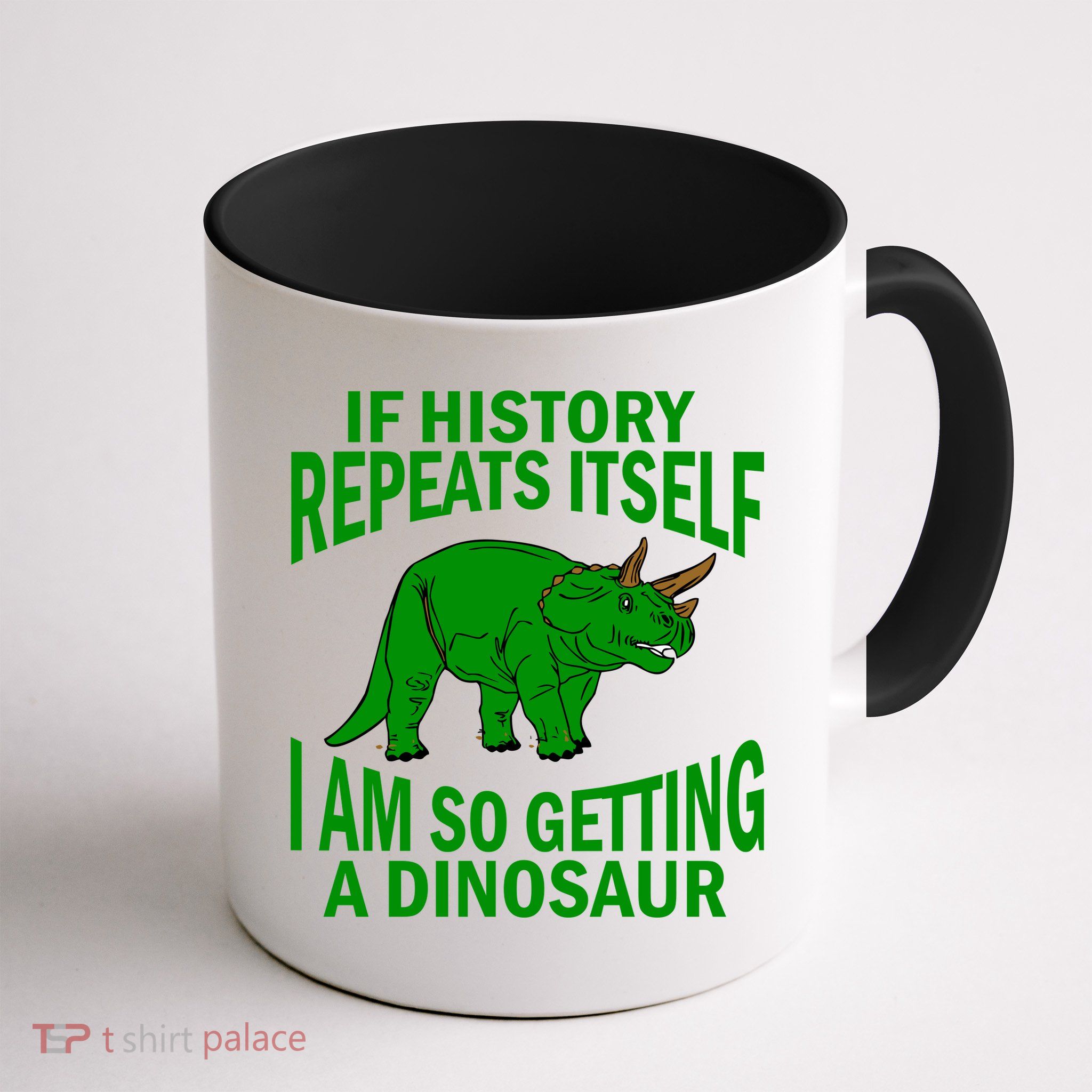 History Repeating Dinosaur Mug