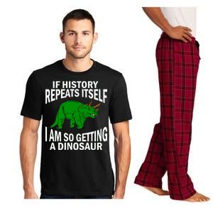 History Repeating Dinosaur Pajama Set