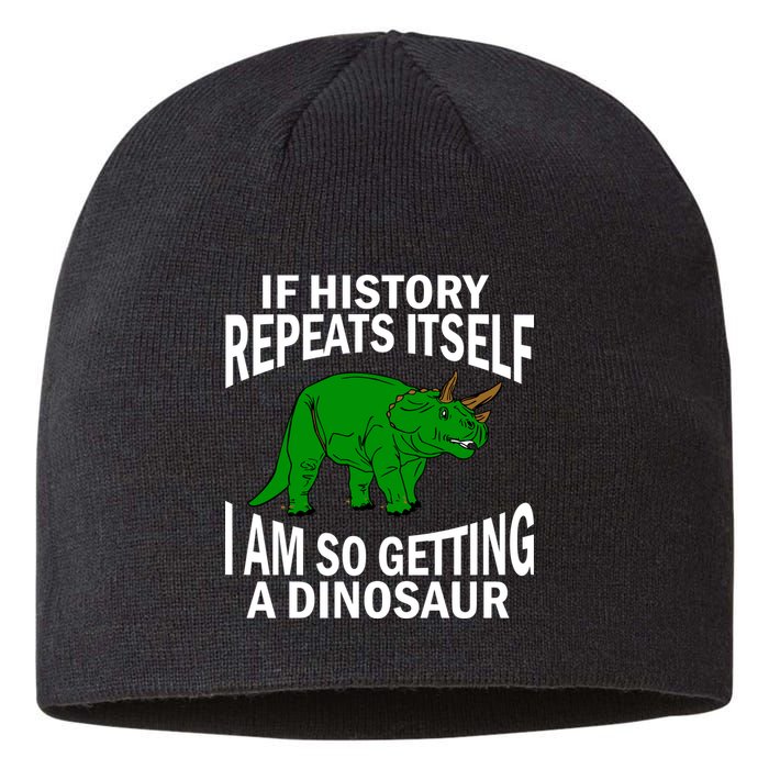 History Repeating Dinosaur Sustainable Beanie