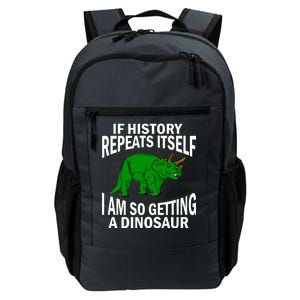 History Repeating Dinosaur Daily Commute Backpack