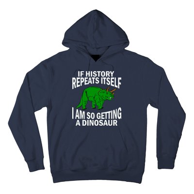 History Repeating Dinosaur Hoodie