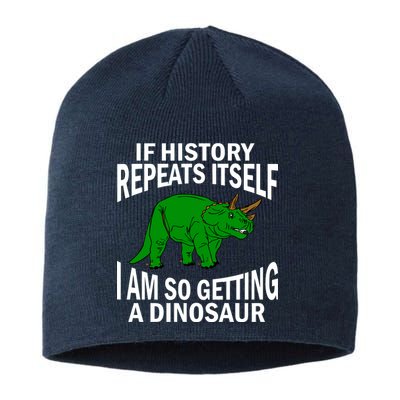 History Repeating Dinosaur Sustainable Beanie