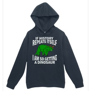 History Repeating Dinosaur Urban Pullover Hoodie