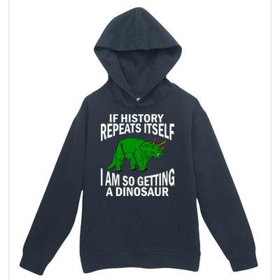 History Repeating Dinosaur Urban Pullover Hoodie