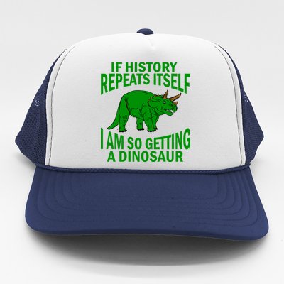 History Repeating Dinosaur Trucker Hat