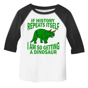 History Repeating Dinosaur Toddler Fine Jersey T-Shirt